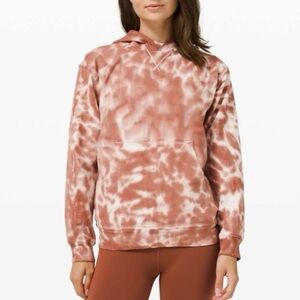 Lululemon All Yours Hoodie Tie Dye Fleece Marmoleado Tie Dye Ancient Copper 6